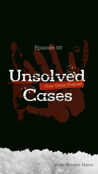 Unsolved Crime Podcast Instagram Reel