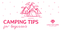 Camping Tips For Beginners Twitter Post