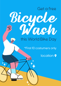 Bike Wash Poster