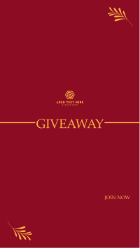 Giveaway Announcement Facebook Story