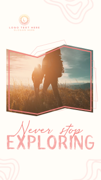 Never Stop Exploring Instagram Reel Image Preview