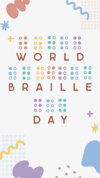 Braille Day Doodle Instagram Reel Image Preview