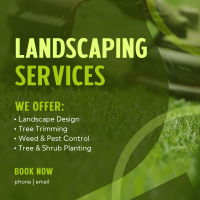 Professional Landscaping Instagram Post Design