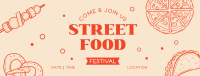 Street Food Facebook Cover example 1