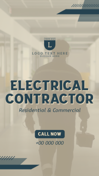  Electrical Contractor Service Facebook Story