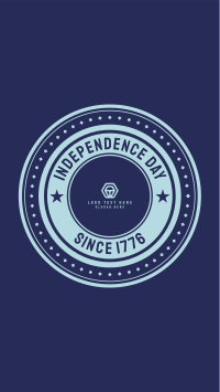 4th of July Badge Facebook Story