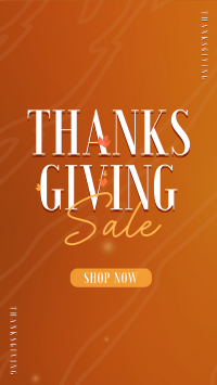 Thanksgiving Autumn Shop Sale TikTok Video