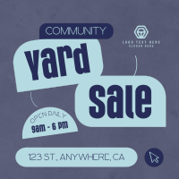 Community Yard Sale Thrift Instagram Post