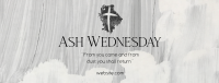 Ash Wednesday Celebration Facebook Cover