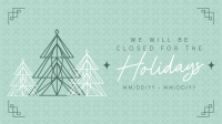 Ornamental Holiday Closing Animation