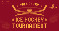 Ice Hockey Tournament Facebook Ad