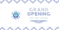 Art Deco Grand Opening Facebook Ad