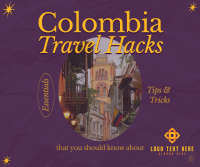 Modern Nostalgia Colombia Travel Hacks Facebook Post