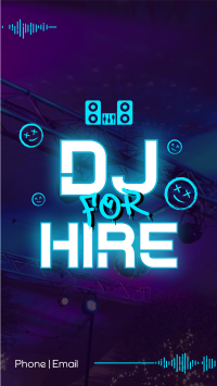 Hiring Party DJ Instagram Story