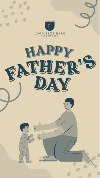 Father's Day Greeting Instagram Reel Image Preview