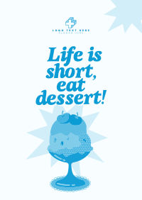 Retro Dessert Day  Poster