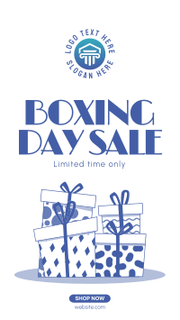 Boxing Day Clearance Sale Instagram Story