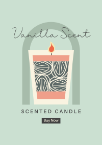 Illustrated Scented Candle Poster