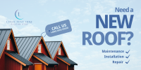 Roofing Service Call Now Twitter Post