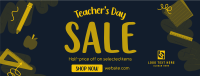 Supplies Sale for Teachers Facebook Cover