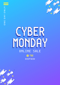 Pixel Cyber Sale Flyer