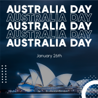 Australia Scenery Instagram Post Design