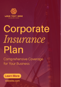 Corporate Insurance Plan Flyer