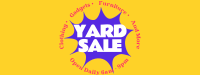 Comic Yard Sale Facebook Cover Design