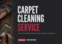 Carpet and Upholstery Maintenance Postcard