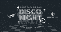 80s Disco Party Facebook Ad