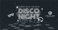 80s Disco Party Facebook Ad