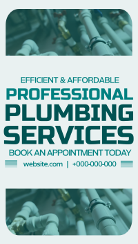 Minimalist Plumbing Services TikTok Video