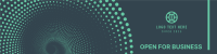 Halftone Spiral Swirl LinkedIn Banner