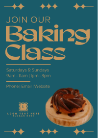 Bake Class Register Flyer Design