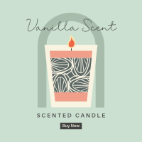 Illustrated Scented Candle Instagram Post