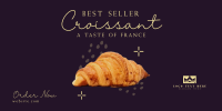 French Croissant Bestseller Twitter Post