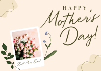 Best Mother's Day Postcard Design