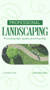 Professional Landscape Service Instagram Reel Design