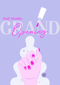 Nail Salon Opening Poster