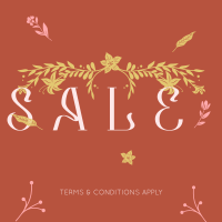 Generic Floral Sale Instagram Post Design