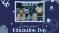 Education Day Celebration Animation