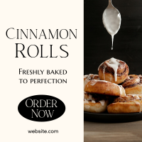 Cinnamon Rolls Elegant Instagram Post Image Preview