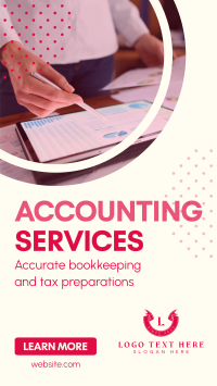 Accounting and Finance Service Facebook Story