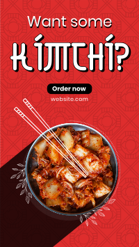 Order Healthy Kimchi Facebook Story