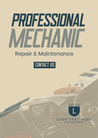 Automotive Professional Mechanic Flyer