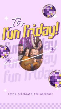 Fun Friday Party Facebook Story