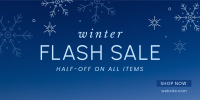 Winter Flash Sale Twitter Post