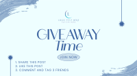 Giveaway Time Announcement Facebook Event Cover