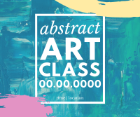 Abstract Art Facebook Post