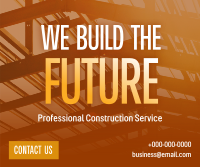 Professional Construction Service Facebook Post